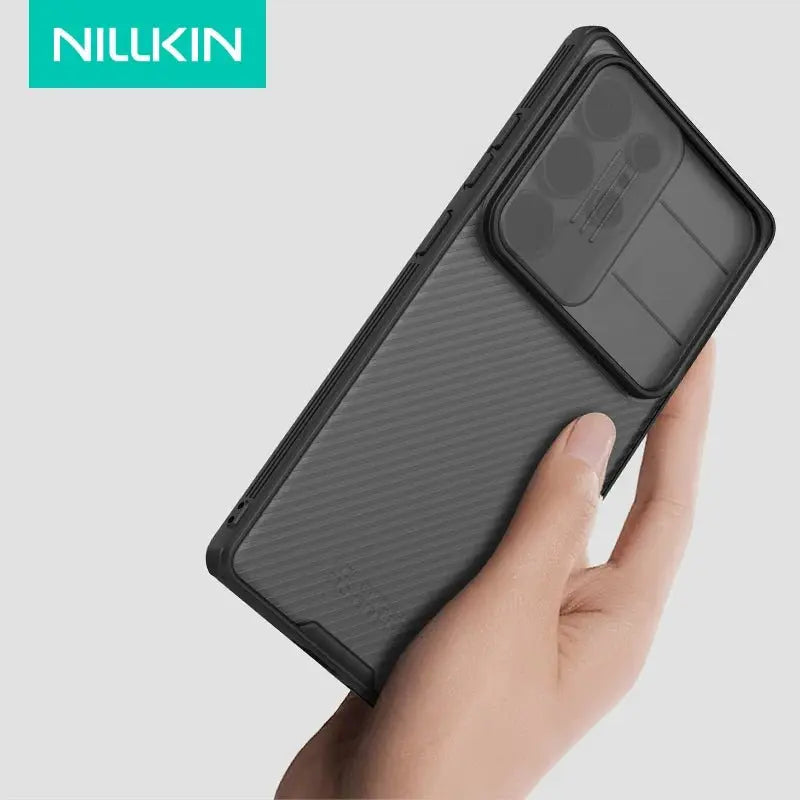 for Samsung Galaxy S25 Edge S24 S23 S22 Ultra Case Nillkin CamShield Slide Camera Cover for Samsung S24 FE S23 Plus Lens Case - Ai - TechWorld