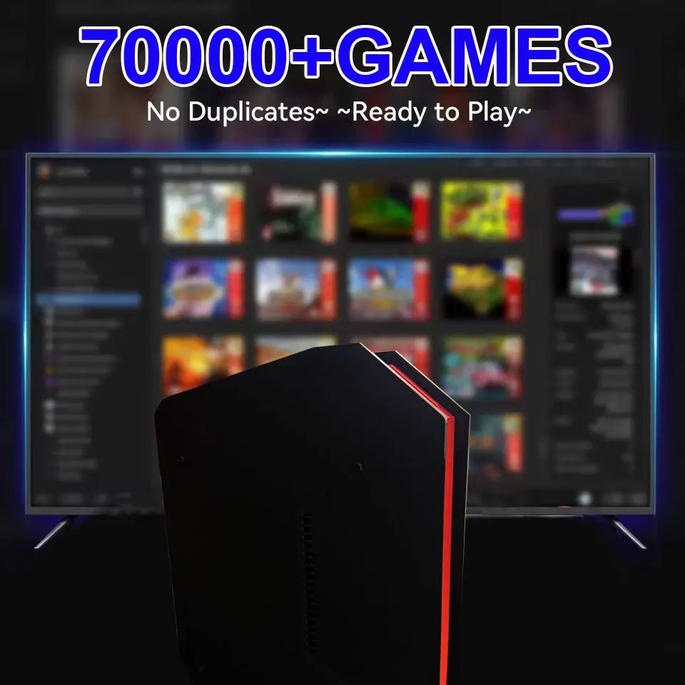 Game Box X4 Retro Video Game Console Support 70000+ Games 60 Emulators For PS2/PSP/MAME/DC/XBOX with Controllers - Ai - TechWorld
