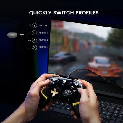 GameSir Kaleid Xbox Controller Wired Gamepad for Xbox Series X, Xbox Series S, Xbox One game console, with Hall Effect Joystick - Ai - TechWorld