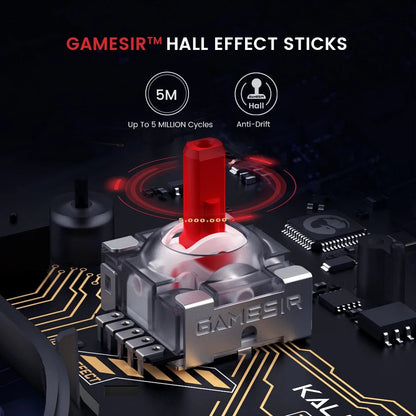 GameSir Kaleid Xbox Controller Wired Gamepad for Xbox Series X, Xbox Series S, Xbox One game console, with Hall Effect Joystick - Ai - TechWorld