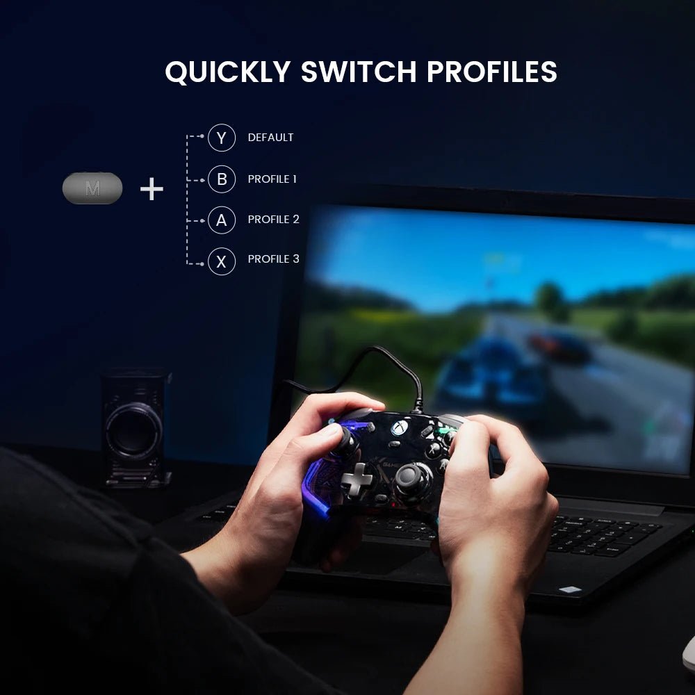 GameSir Kaleid Xbox Controller Wired Gamepad for Xbox Series X, Xbox Series S, Xbox One game console, with Hall Effect Joystick - Ai - TechWorld