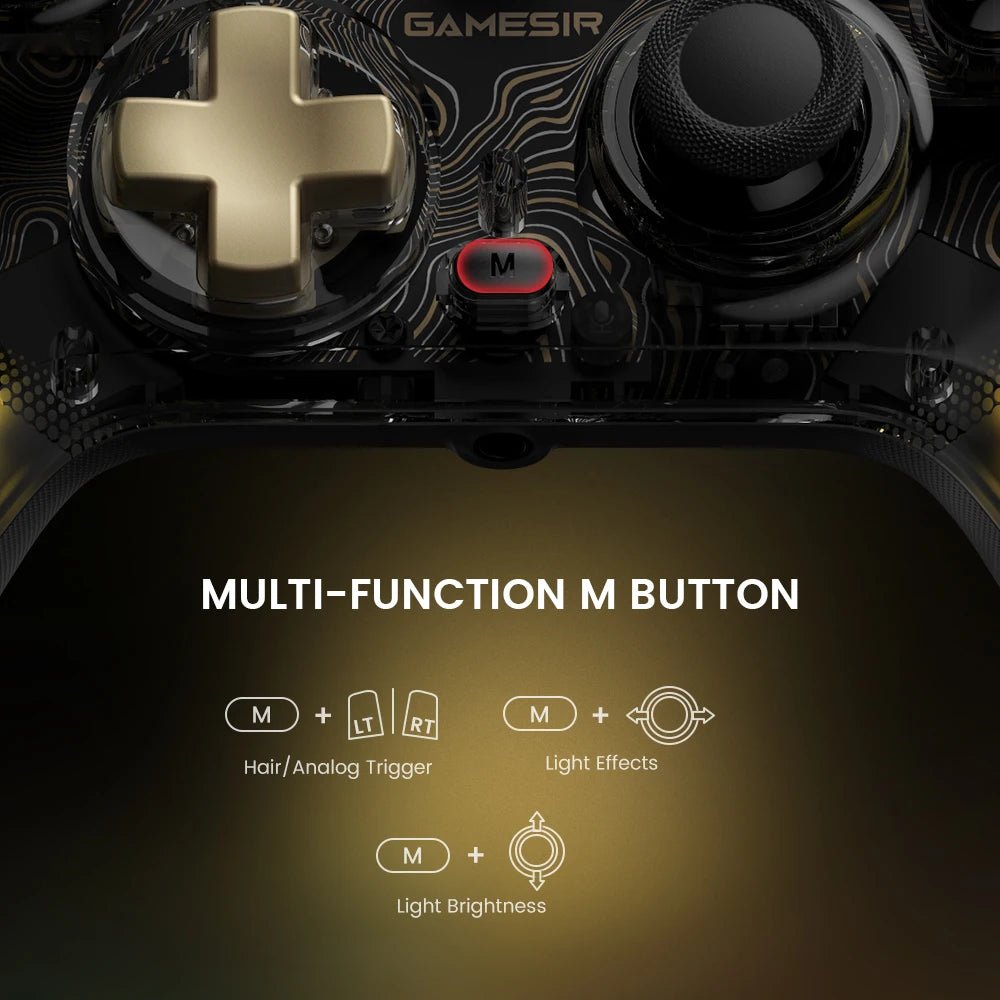 GameSir Kaleid Xbox Controller Wired Gamepad for Xbox Series X, Xbox Series S, Xbox One game console, with Hall Effect Joystick - Ai - TechWorld
