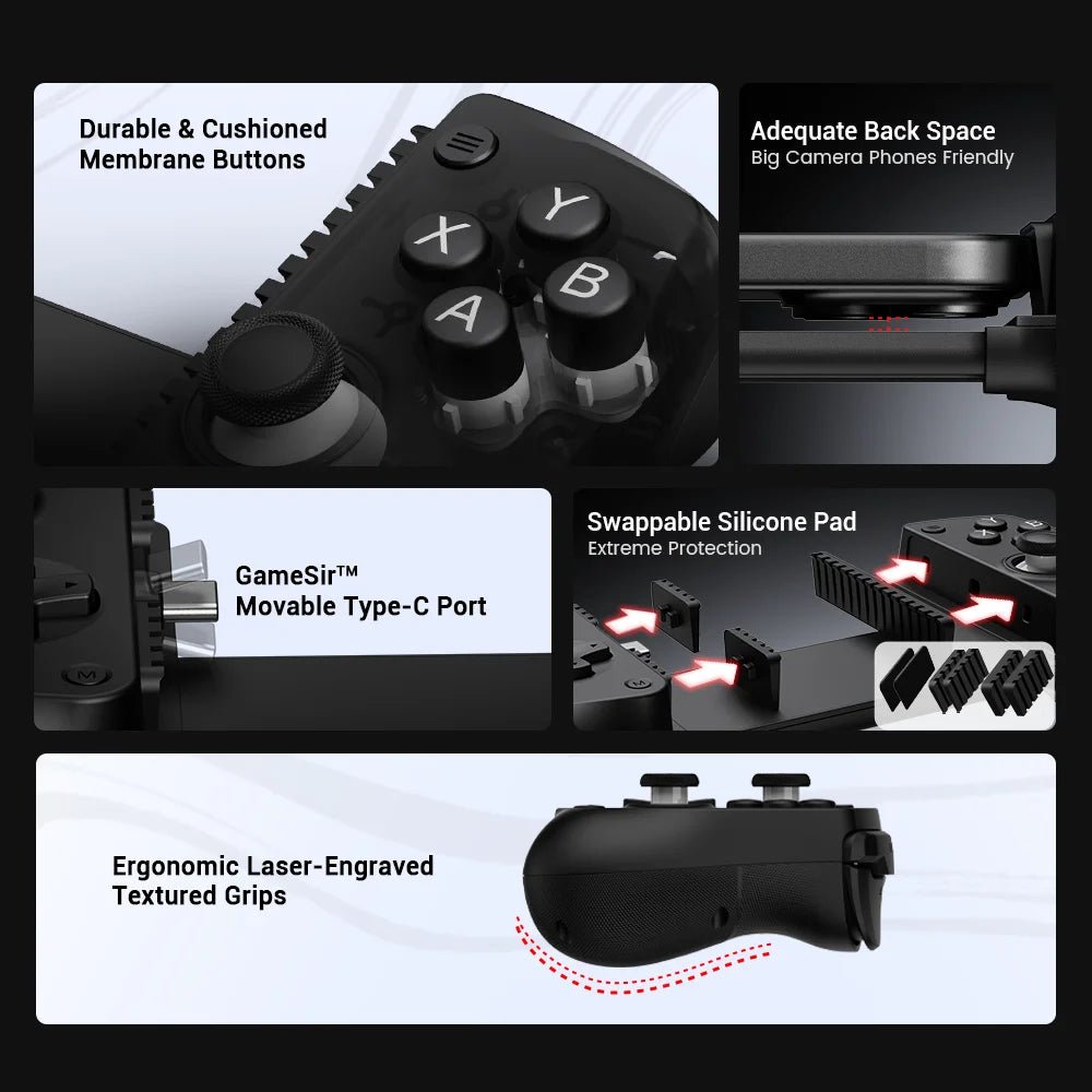 GameSir X5 Lite Mobile Gaming Controller for Android & iPhone 16/15, Hall Effect Joystick Portable Gamepad for On - the - Go Play - Ai - TechWorld
