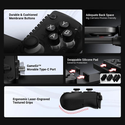 GameSir X5 Lite Mobile Gaming Controller for Android & iPhone 16/15, Hall Effect Joystick Portable Gamepad for On - the - Go Play - Ai - TechWorld