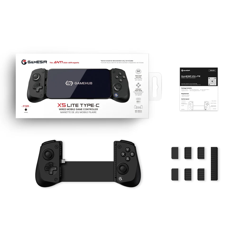 GameSir X5 Lite Mobile Gaming Controller for Android & iPhone 16/15, Hall Effect Joystick Portable Gamepad for On - the - Go Play - Ai - TechWorld