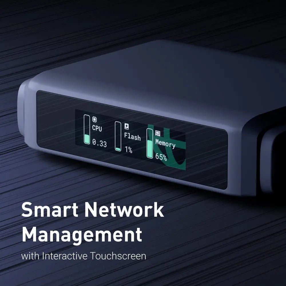 GL.iNet GL - BE3600( Slate 7) Wi - Fi 7 Router, Dual 2.5G Ports, Touch Screen, 3570Mbps Gaming Hotspot, VPN for Public & Hotel - Ai - TechWorld