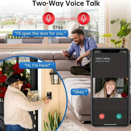 HD Wireless WiFi Doorbell Camera – Smart Outdoor Security with Night Vision & Two-Way Audio ai-techworld