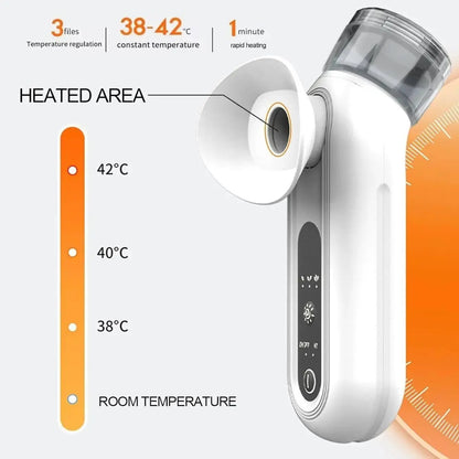 Heated Nano Mist Eye Sprayer Electric Facial Steamer Device Portable Eye Face Moisturizer Massager Eye Drops Tool for Dry Eye - Ai - TechWorld