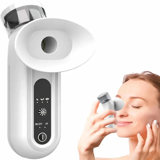 Heated Nano Mist Eye Sprayer Electric Facial Steamer Device Portable Eye Face Moisturizer Massager Eye Drops Tool for Dry Eye - Ai - TechWorld