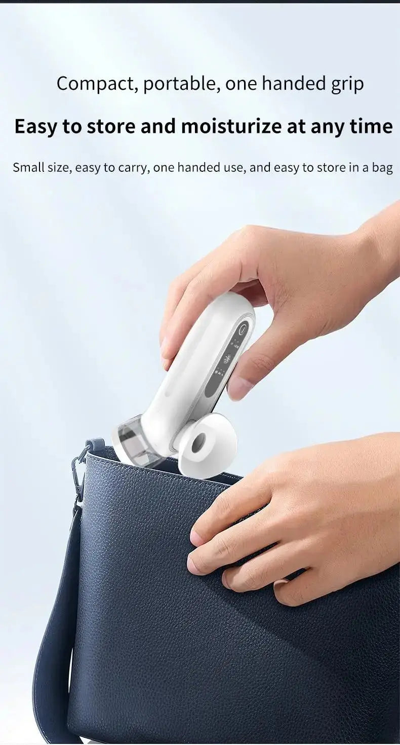 Heated Nano Mist Eye Sprayer Electric Facial Steamer Device Portable Eye Face Moisturizer Massager Eye Drops Tool for Dry Eye - Ai - TechWorld