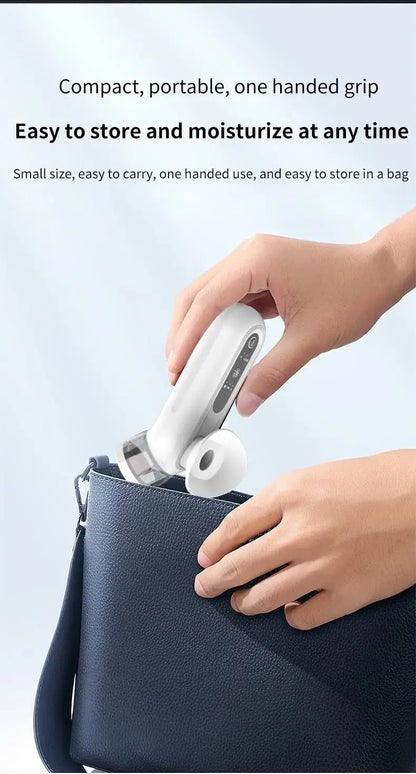 Heated Nano Mist Eye Sprayer Electric Facial Steamer Device Portable Eye Face Moisturizer Massager Eye Drops Tool for Dry Eye - Ai - TechWorld
