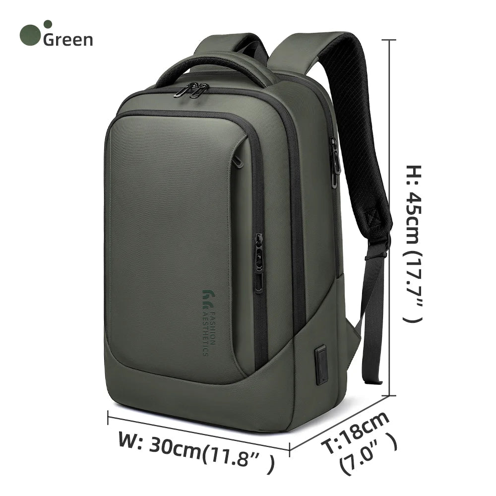 Heroic Knight Multifunctional Men's Backpack 15.6" Laptop Backpack Waterproof Large Capacity Work Travel Backpack with USB Port - Ai - TechWorld