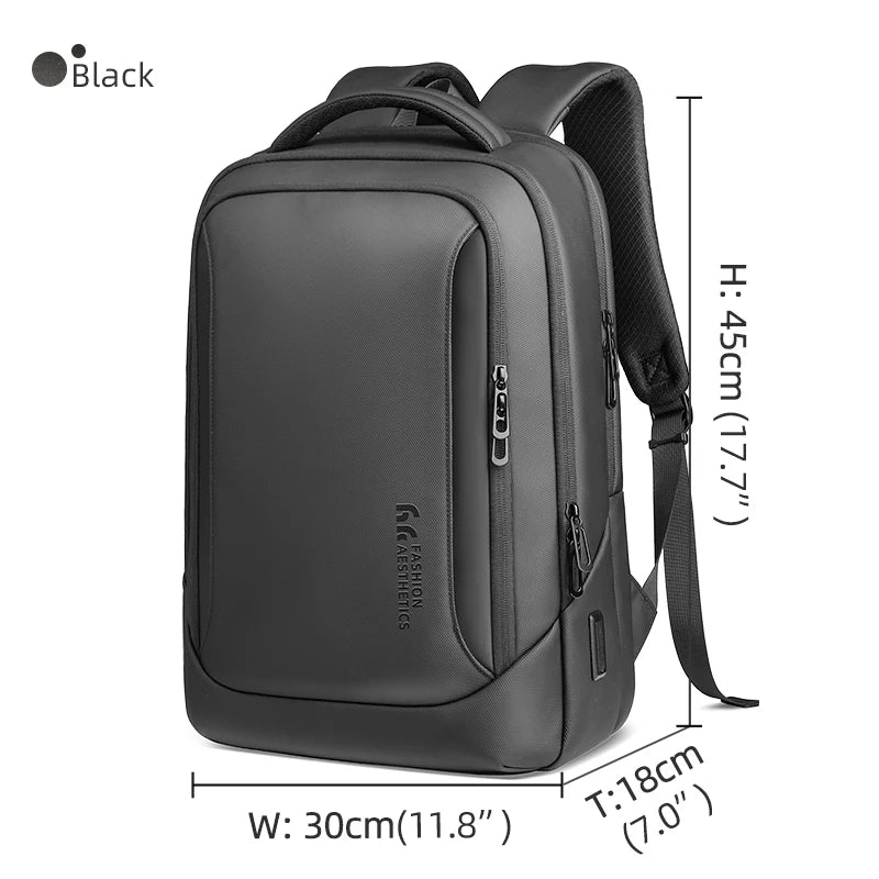Heroic Knight Multifunctional Men's Backpack 15.6" Laptop Backpack Waterproof Large Capacity Work Travel Backpack with USB Port - Ai - TechWorld