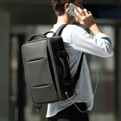HK Business Backpack for Men Waterproof Anti-Theft 15.6” Laptop Backpack Casual Large Capacity Expandable Travel Bag Short Trip Ai-TechWorld