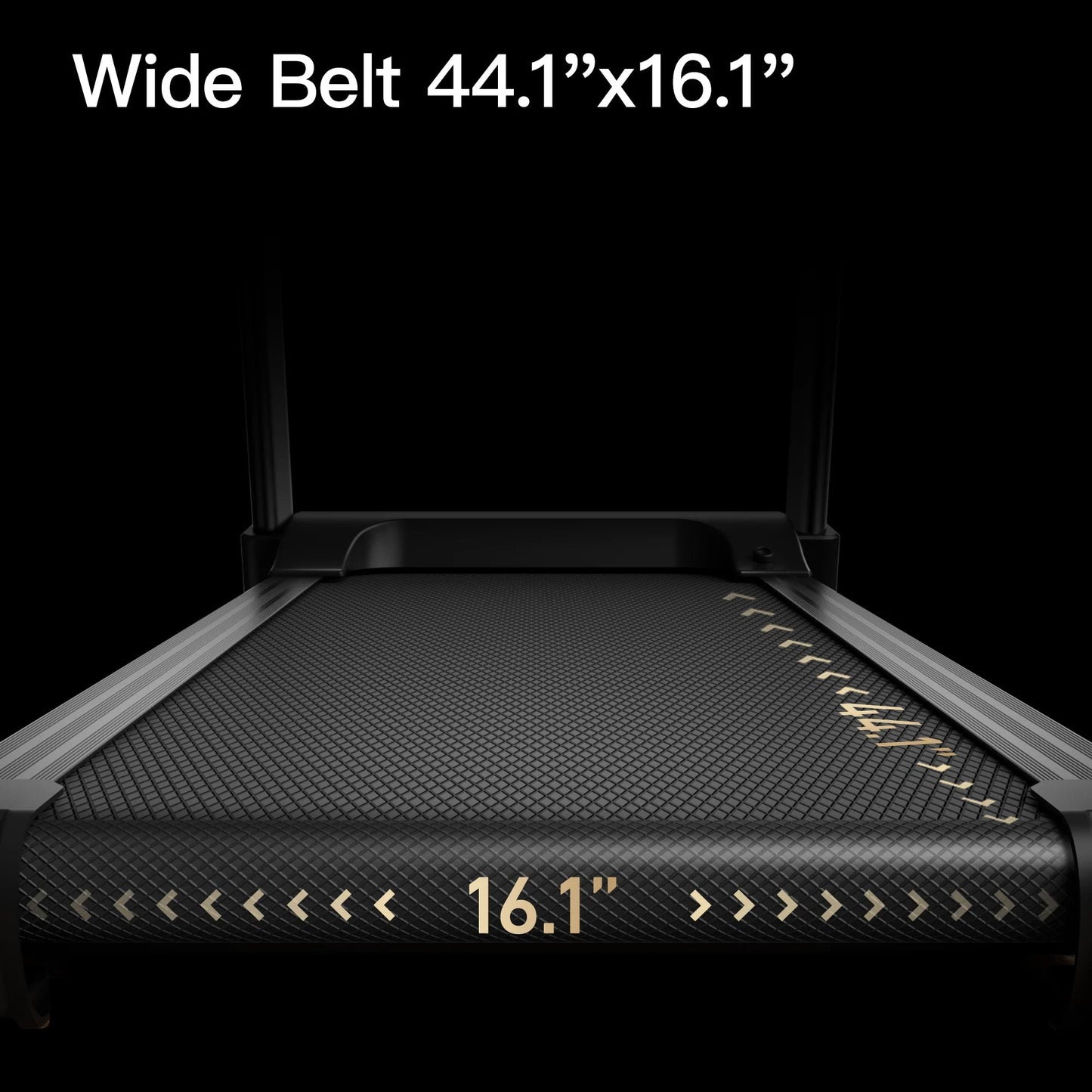 Home Folding Incline Treadmill with Pulse Sensors, 3.0 HP Quiet Brushless, 300 lbs Capacity ai-techworld