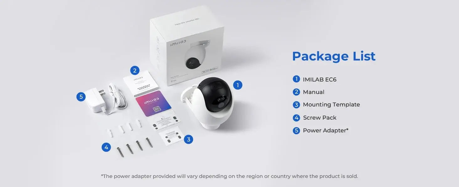 IMILAB EC6 3K Outdoor Camera 360° View WiFi 6 Camera for Home Security 24/7 Recording Auto - Tracking AI Surveillance Cam MiHome - Ai - TechWorld