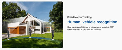 IMILAB Outdoor Surveillance Camera Dual Lens 360° PTZ Camera Colour Night Vision WiFi/LAN 7/24 Work EC6 Dual With MiHome App - Ai - TechWorld