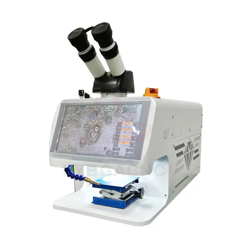 Jewelry Spot Welding Machine ND YAG Laser Touch Screen 60W 100W 150W 200W MINI Laser Soldering With CCD Control System Microscop Ai-TechWorld