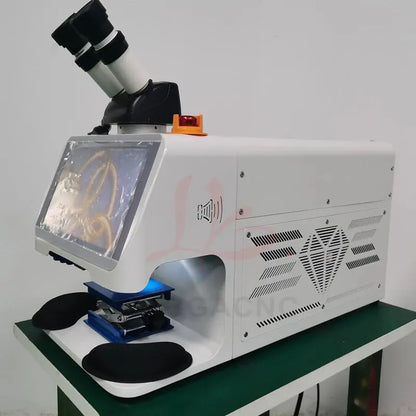 Jewelry Spot Welding Machine ND YAG Laser Touch Screen 60W 100W 150W 200W MINI Laser Soldering With CCD Control System Microscop Ai-TechWorld