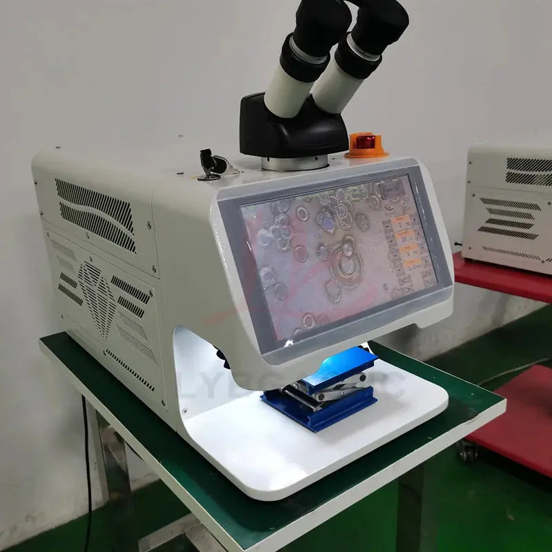 Jewelry Spot Welding Machine ND YAG Laser Touch Screen 60W 100W 150W 200W MINI Laser Soldering With CCD Control System Microscop Ai-TechWorld