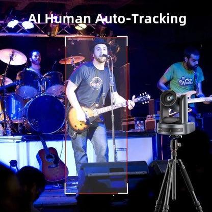JIANSHIAV PTZ Camera NDI 10/20X Zoom 4K Conference Camera PTZ Video SDI USB IP POE Live Streaming Camera for Church Broadcasting - Ai - TechWorld