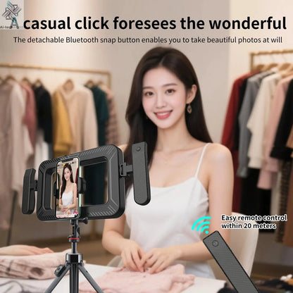 k03 Portable Handheld Ring LED Light New Rabbit Cage Lighting Photography Lamp for Mobile Live Broadcast Selfie Light Decoration Ai-TechWorld 