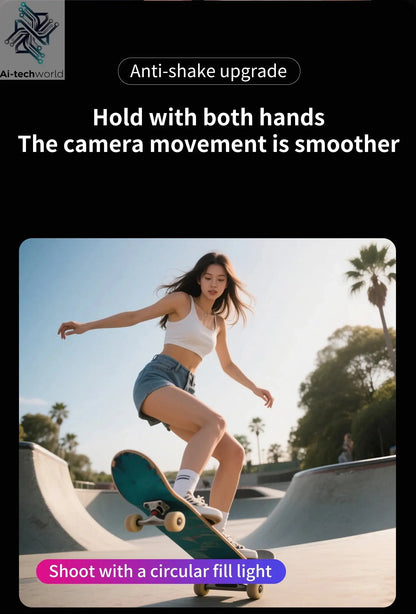 k03 Portable Handheld Ring LED Light New Rabbit Cage Lighting Photography Lamp for Mobile Live Broadcast Selfie Light Decoration Ai-TechWorld 