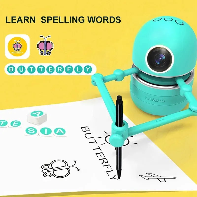 Kids Innovative Drawing Robot Technology Automatic Painting Learning Art Training Machine Intelligece Toys Quincy Robot Artist - Ai - TechWorld