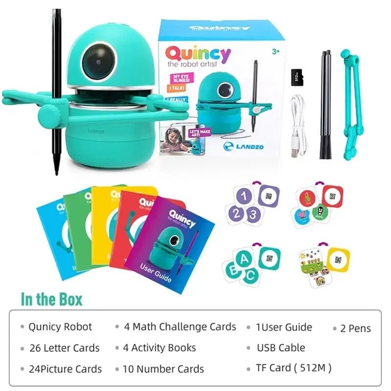 Kids Innovative Drawing Robot Technology Automatic Painting Learning Art Training Machine Intelligece Toys Quincy Robot Artist - Ai - TechWorld