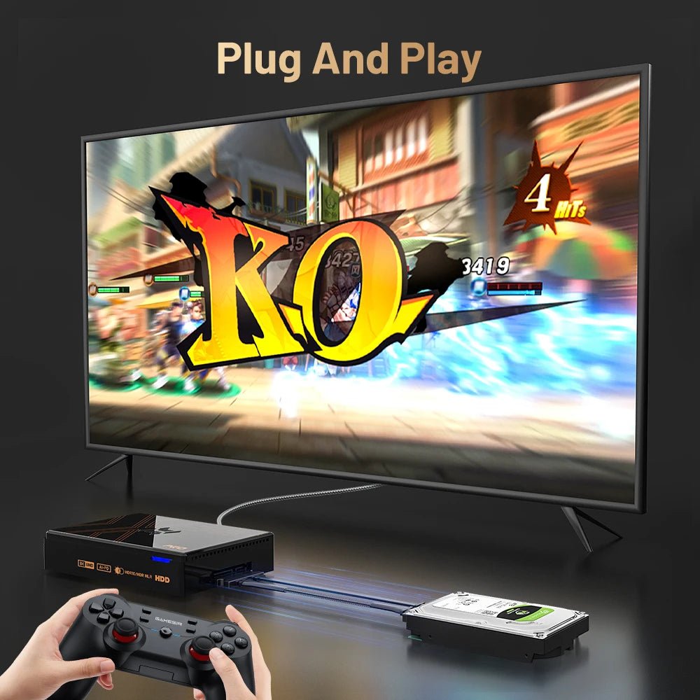 Kinhank Super Console X5 PRO Retro Video Game Consoles Plug and Play 4T with 16000 Games for PS2/WII/SS/DC/N64 Android 12 TV Box - Ai - TechWorld