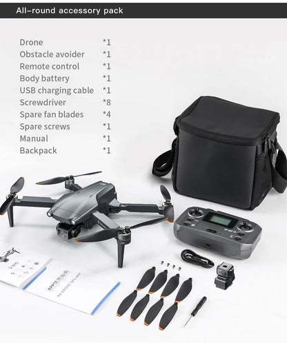 L600 PRO MAX GPS Drone Professional 4K 3-Axis PTZ HD Dual Camera Obstacle Avoidance Brushless Motor 5G WIFI RC Quadcopter Toys Ai-TechWorld
