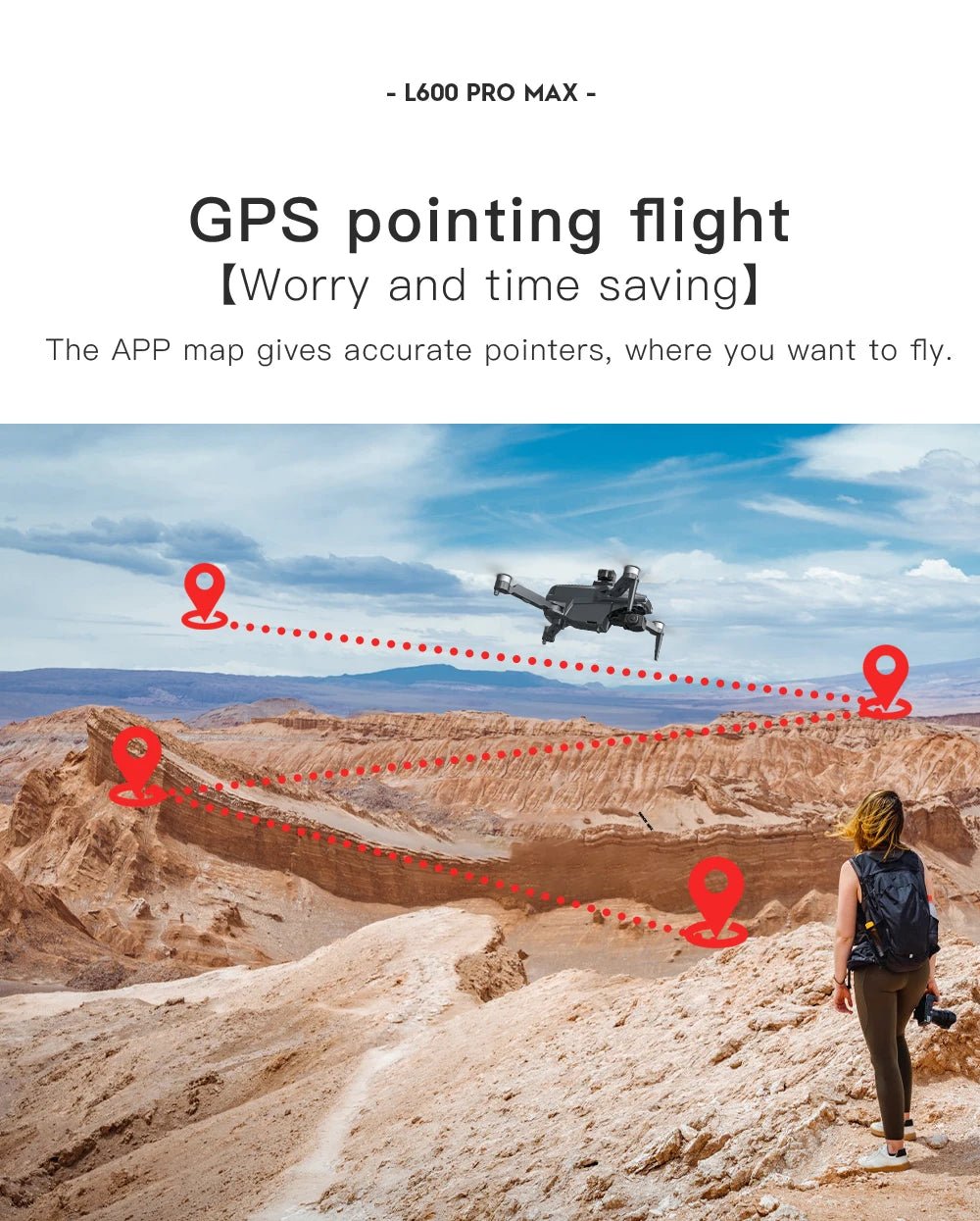 L600 PRO MAX GPS Drone Professional 4K 3-Axis PTZ HD Dual Camera Obstacle Avoidance Brushless Motor 5G WIFI RC Quadcopter Toys Ai-TechWorld