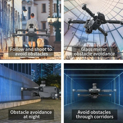 L600 PRO MAX GPS Drone Professional 4K 3-Axis PTZ HD Dual Camera Obstacle Avoidance Brushless Motor 5G WIFI RC Quadcopter Toys Ai-TechWorld