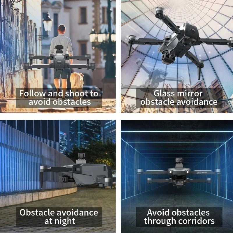 L600 PRO MAX GPS Drone Professional 4K 3-Axis PTZ HD Dual Camera Obstacle Avoidance Brushless Motor 5G WIFI RC Quadcopter Toys Ai-TechWorld