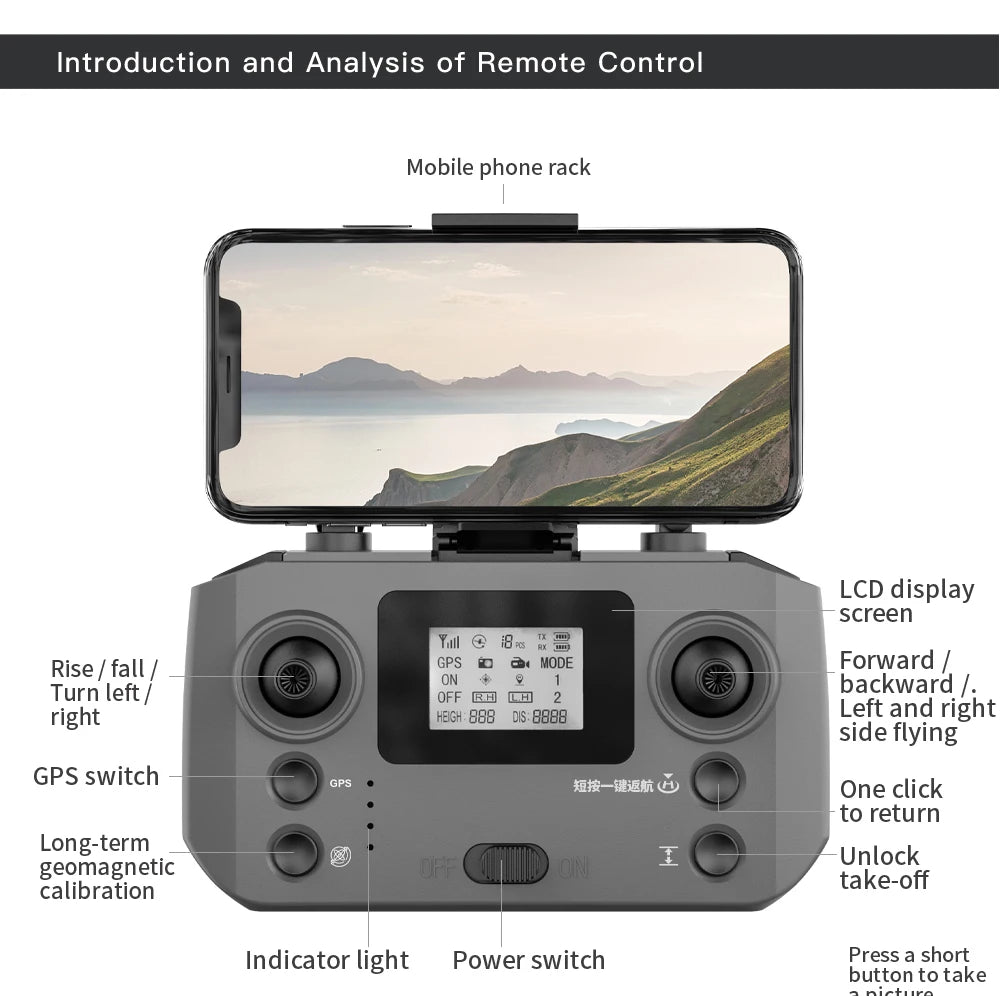 L600 PRO MAX GPS Drone Professional 4K 3-Axis PTZ HD Dual Camera Obstacle Avoidance Brushless Motor 5G WIFI RC Quadcopter Toys Ai-TechWorld