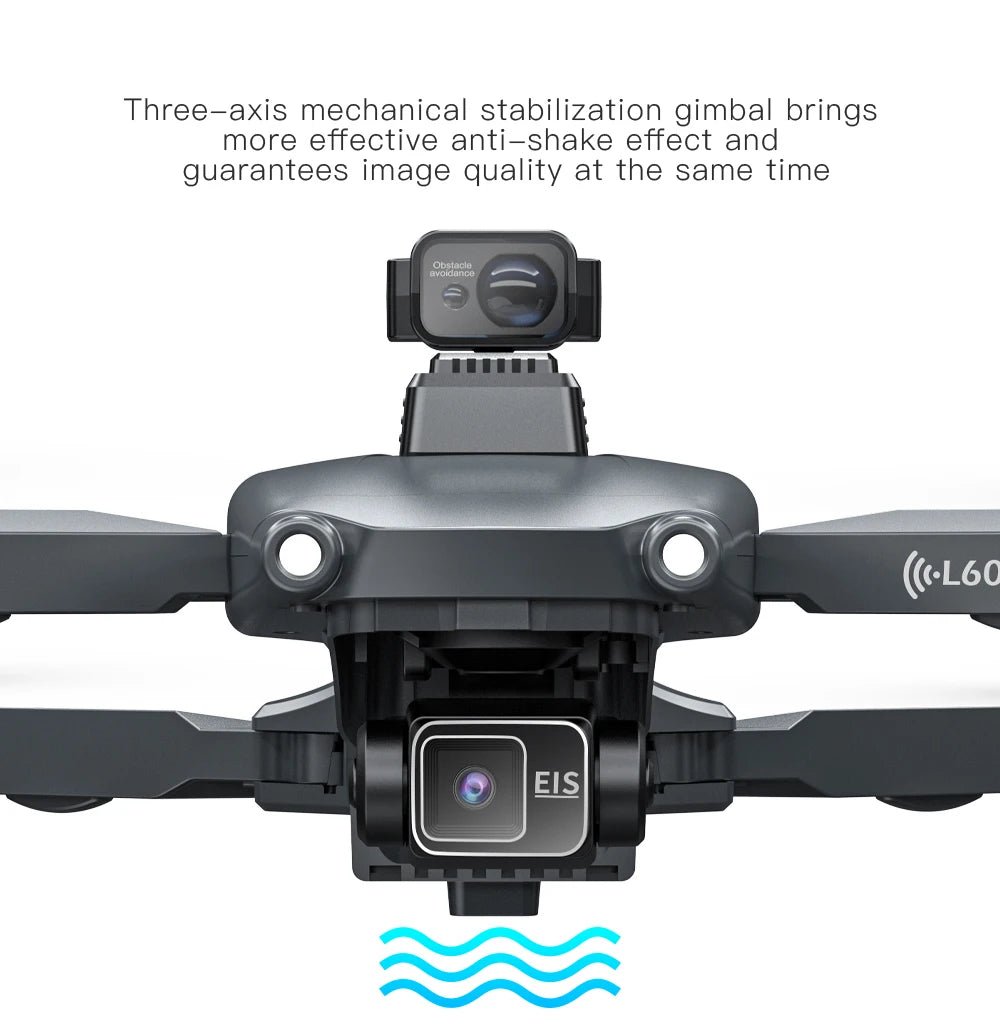 L600 PRO MAX GPS Drone Professional 4K 3 - Axis PTZ HD Dual Camera Obstacle Avoidance Brushless Motor 5G WIFI RC Quadcopter Toys - ai - techworld