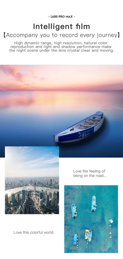 L600 PRO MAX GPS Drone Professional 4K 3-Axis PTZ HD Dual Camera Obstacle Avoidance Brushless Motor 5G WIFI RC Quadcopter Toys Ai-TechWorld