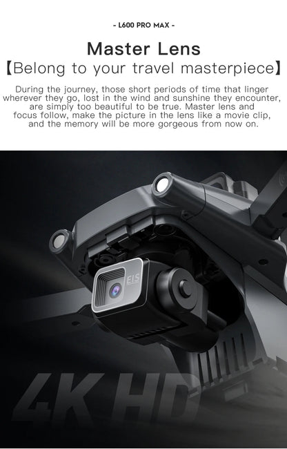 L600 PRO MAX GPS Drone Professional 4K 3-Axis PTZ HD Dual Camera Obstacle Avoidance Brushless Motor 5G WIFI RC Quadcopter Toys Ai-TechWorld