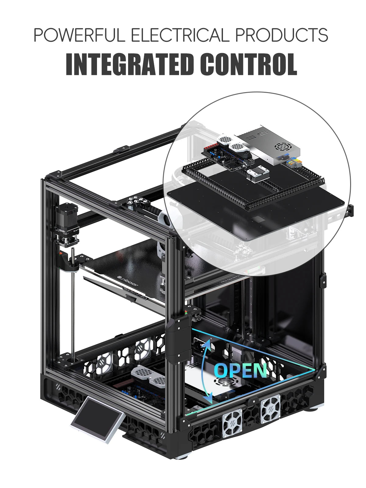 Latest SIBOOR Voron Trident [June,2024] 3D Printer with CNC Metal Structure 4AWD CoreXY DIY 3D Printer Kit AWD Components Ai-TechWorld