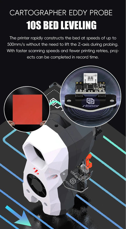 Latest SIBOOR Voron Trident [June,2024] 3D Printer with CNC Metal Structure 4AWD CoreXY DIY 3D Printer Kit AWD Components Ai-TechWorld