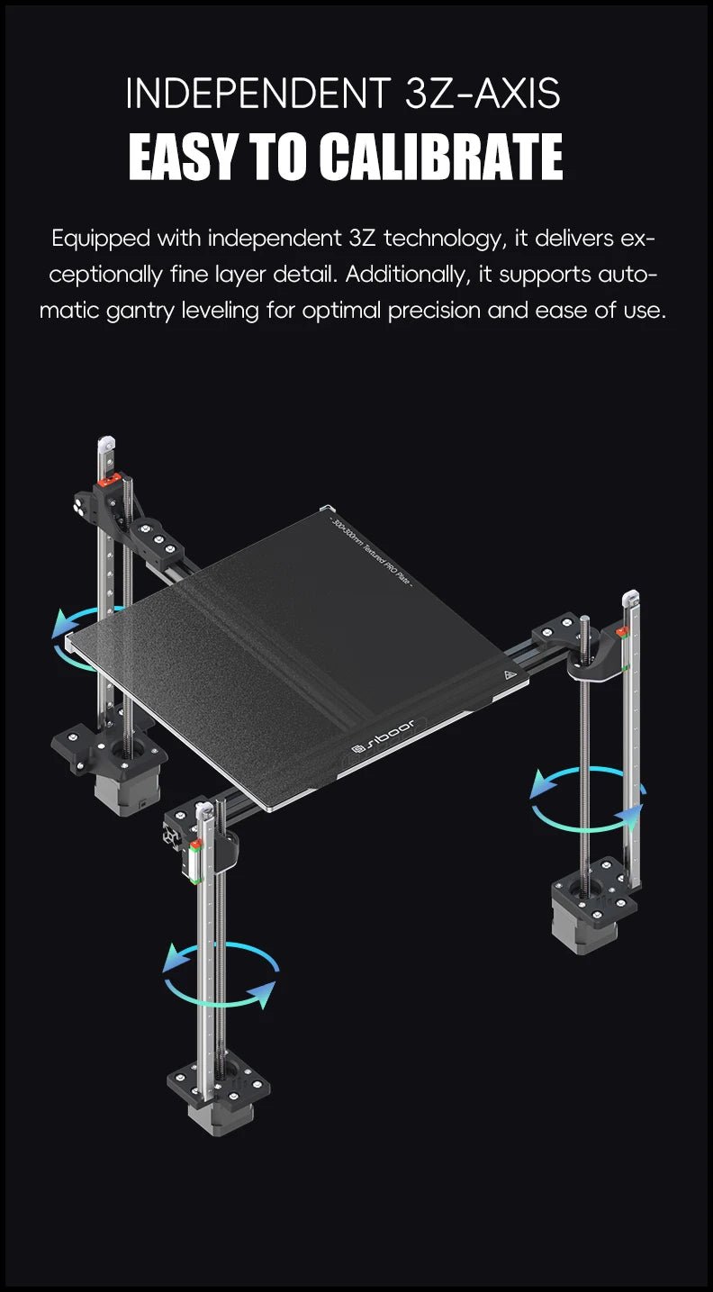 Latest SIBOOR Voron Trident [June,2024] 3D Printer with CNC Metal Structure 4AWD CoreXY DIY 3D Printer Kit AWD Components Ai-TechWorld