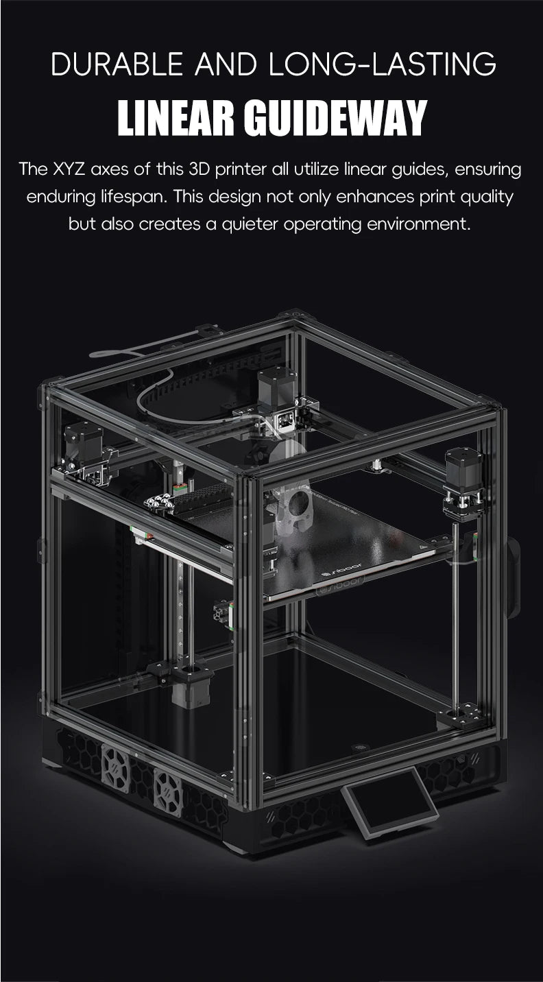 Latest SIBOOR Voron Trident [June,2024] 3D Printer with CNC Metal Structure 4AWD CoreXY DIY 3D Printer Kit AWD Components Ai-TechWorld