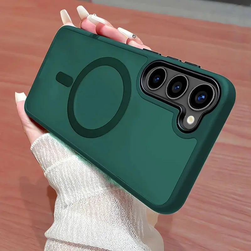 Luxury New Matte Translucent Business Phone Case for Samsung Galaxy S25 S24 Ultra S23 S22 Plus S20 S21 FE Magsafe Magnetic Cover - Ai - TechWorld