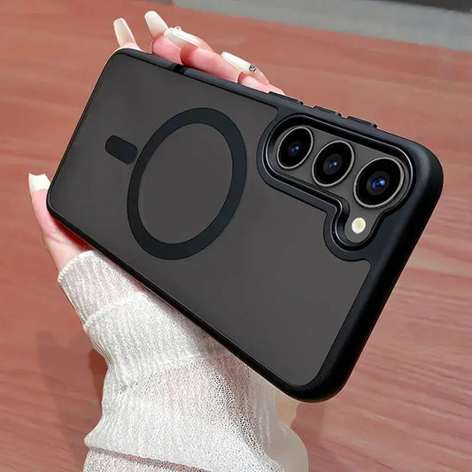 Luxury New Matte Translucent Business Phone Case for Samsung Galaxy S25 S24 Ultra S23 S22 Plus S20 S21 FE Magsafe Magnetic Cover - Ai - TechWorld
