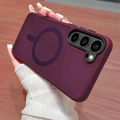 Luxury New Matte Translucent Business Phone Case for Samsung Galaxy S25 S24 Ultra S23 S22 Plus S20 S21 FE Magsafe Magnetic Cover - Ai - TechWorld