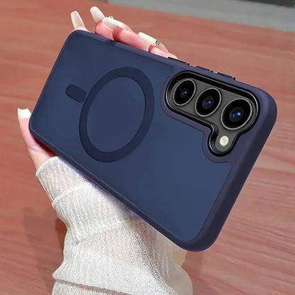 Luxury New Matte Translucent Business Phone Case for Samsung Galaxy S25 S24 Ultra S23 S22 Plus S20 S21 FE Magsafe Magnetic Cover - Ai - TechWorld