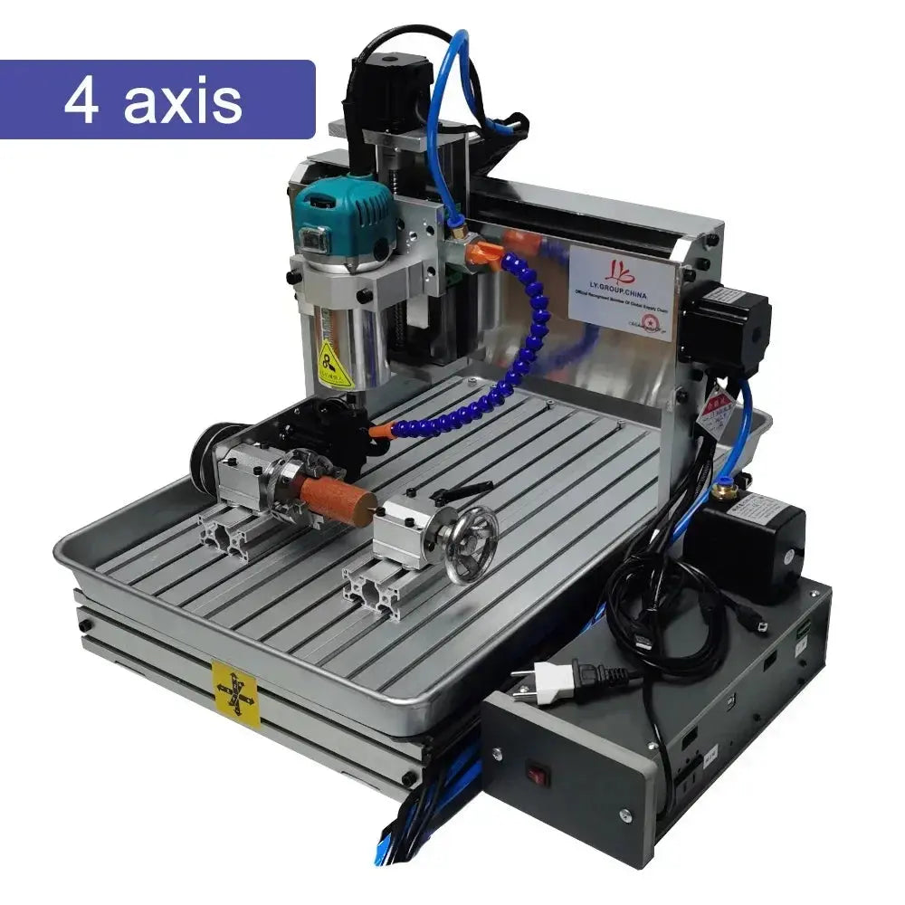 LYF 2030 3040 3060 4060 CNC Engraving Machine 1500W 3 Axis 4 Axis 5 Axis CNC Wood Router Engraving Drilling and Milling Machine Ai-TechWorld