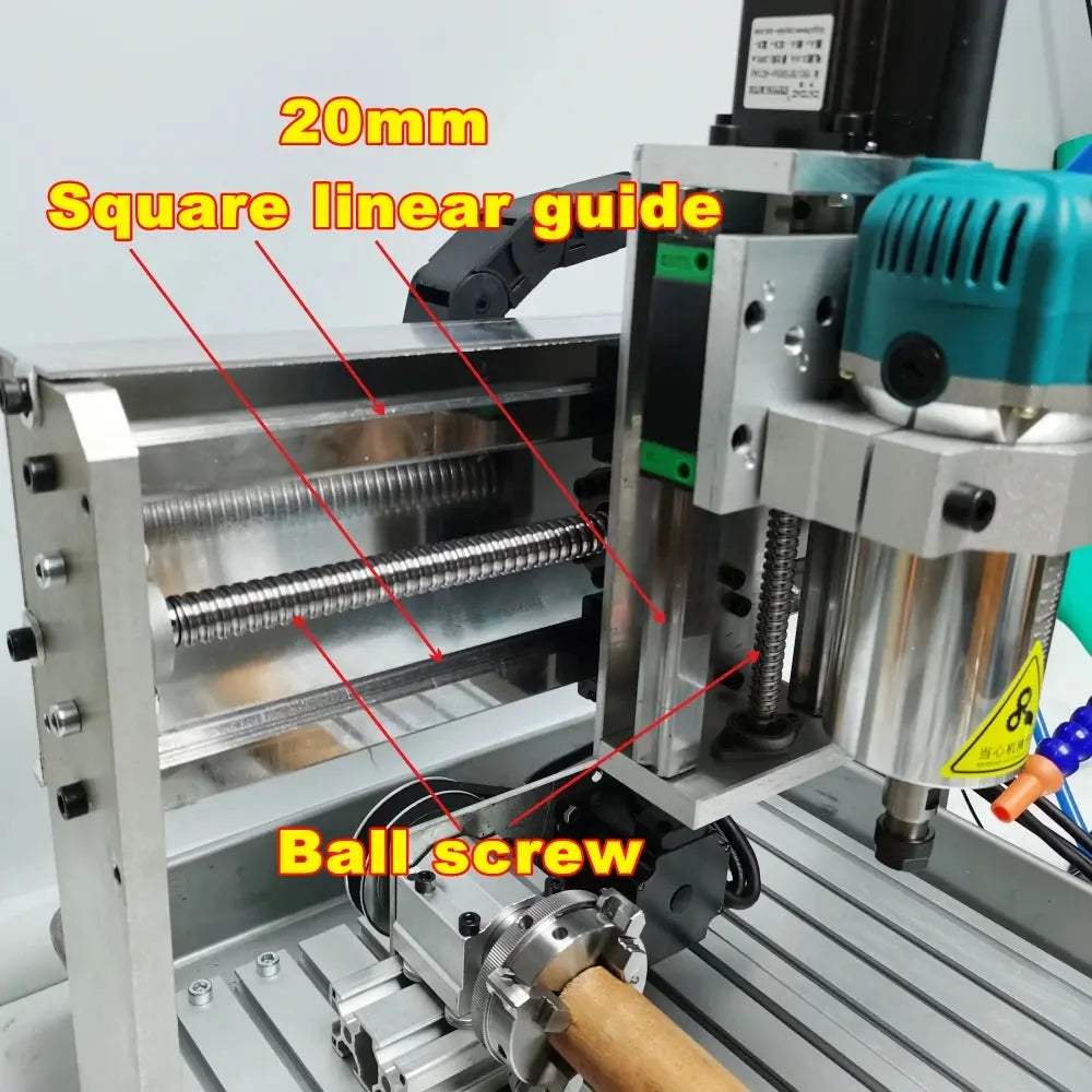 LYF 2030 3040 3060 4060 CNC Engraving Machine 1500W 3 Axis 4 Axis 5 Axis CNC Wood Router Engraving Drilling and Milling Machine Ai-TechWorld
