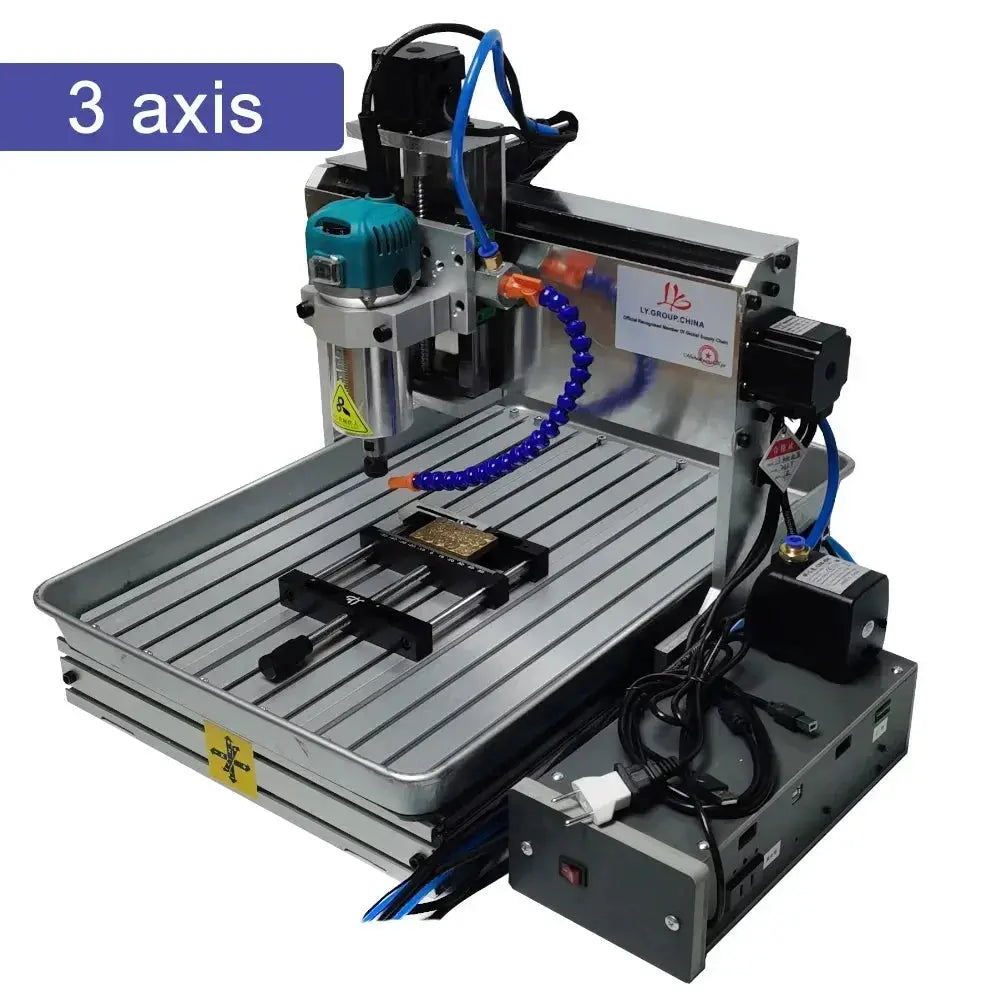 LYF 2030 3040 3060 4060 CNC Engraving Machine 1500W 3 Axis 4 Axis 5 Axis CNC Wood Router Engraving Drilling and Milling Machine Ai-TechWorld