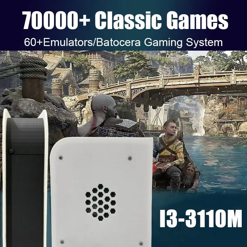 LZAKMR 60+Emulators 500GB Retro Game Console M15 Batocera 1037U 70000+Games For Wii PS2 PSP GameCube N64 Wireless handle - Ai - TechWorld